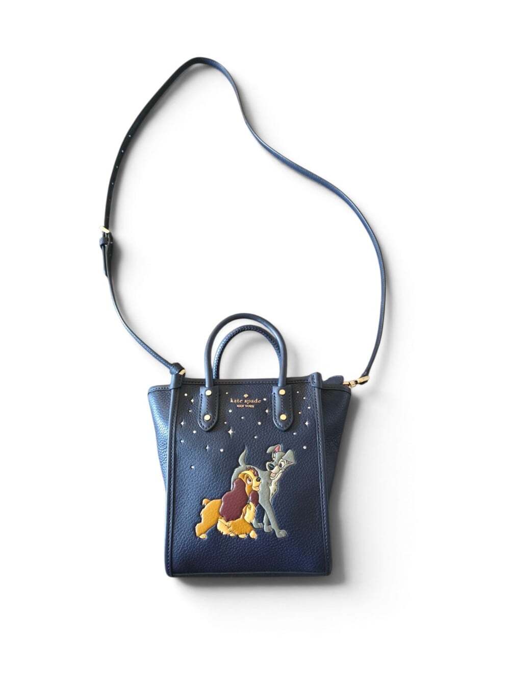 Disney x Kate Spade Lady & the Tramp Ella Mini Tote Crossbody Blue KH463 - Picture 13 of 15